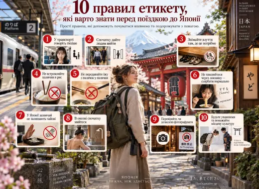 10 правил етикету, які варто знати перед поїздкою до Японії